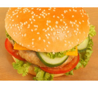 Бургер с куриной котлетой