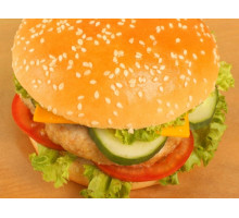 Бургер с куриной котлетой