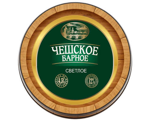 Пиво "Чешское барное" 1 л.