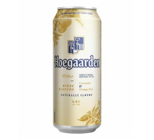 Пиво "Хугарден" фильтрованное светлое 0,5л.