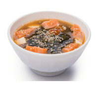 Мисо суп с лососем