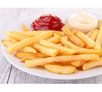Картофель фри с кетчупом